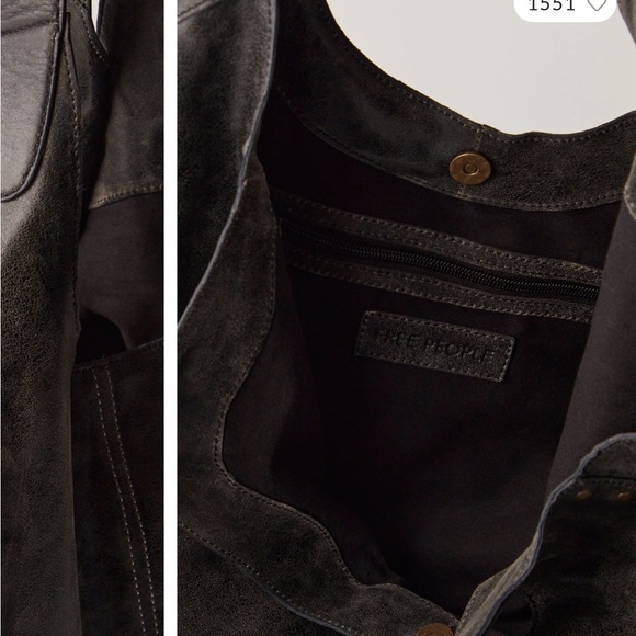 Free People Hadley Slouchy Leather Bag - Picture 3 of 5